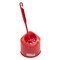 Jikoni Brooms And Corner Rubber Toilet Brush With Holder 1 Piece