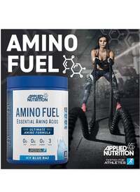 Applied Nutrition Amino Fuel, Essential Amino Acids Powder 390g, 30 Servings Icy Blue Raz Flavor
