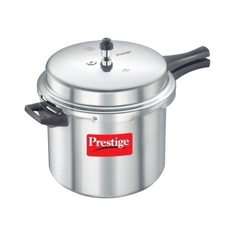 Prestige Popular Aluminium Pressure Cooker Silver 10L