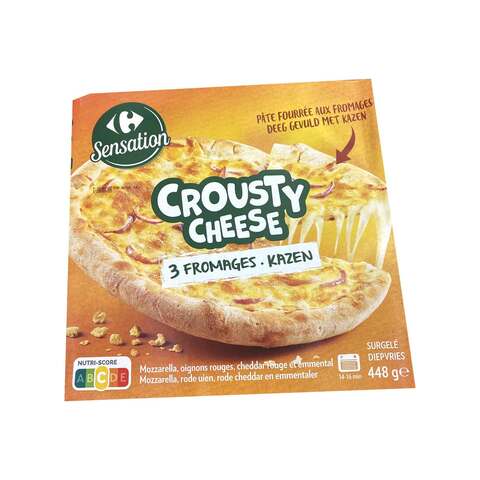 Carrefour Frozen Crispy Cheese Pizza 450g