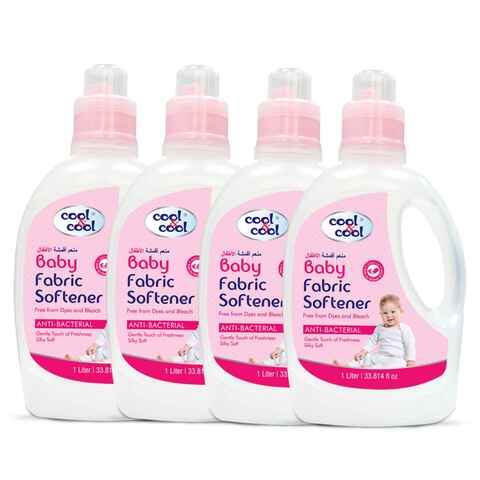 Buy Cool  Cool Baby Fabric Softener 1Lx4 in UAE