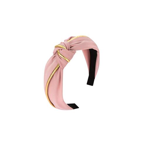 Aiwanto Hair Band Stylish Head Band Knotted Hair Band Beautiful Hair Accessories For Girls Womens (Pink)