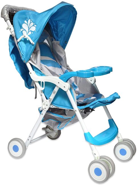 Buy Lovely Baby LB H318 Stroller, Blue in UAE