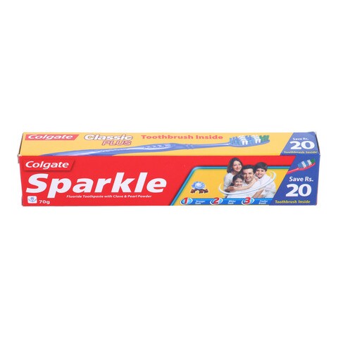 Colgate Sparkle Fluoride Toothpaste With Clove 70 gr