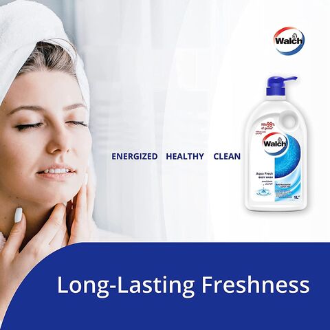 Walch Aqua Fresh Anti-Bacterial Body Wash White 1L