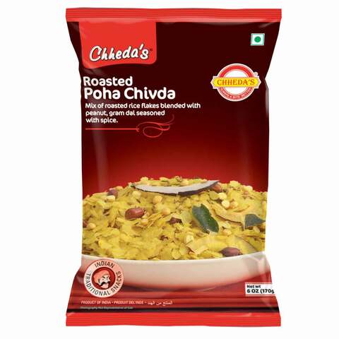 Chheda&#39;s Roasted Poha Chivda Snacks 170g