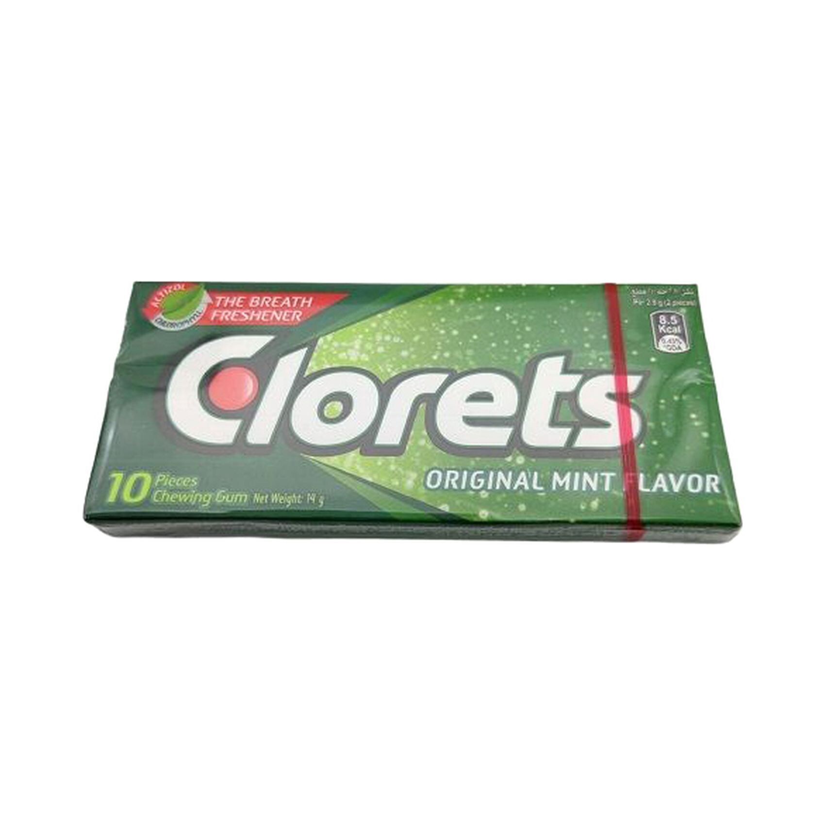 Buy Clorets Original Mint Chewing Gum 10 Pieces Online Shop Food Cupboard On Carrefour Egypt 