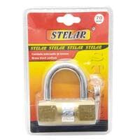 Buy Stelar Padlock Brass Block 70mm Gold/Silver Online - Carrefour Kenya