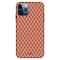 Theodor Apple iPhone 12 Pro 6.1 Inch Case Brown Tufted Flexible Silicone Cover