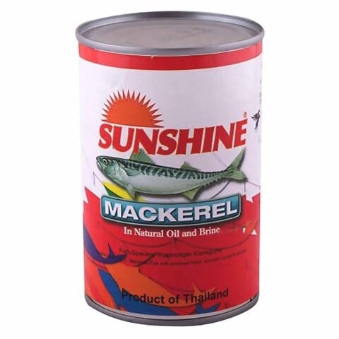 Sunshine Mackerel In Natural Oil - 350 Gram