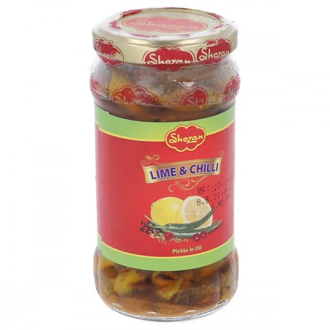 Buy Shezan Lime & Chilli Pickle In Oil 310 gr Online