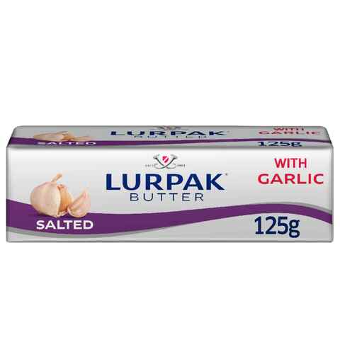 Lurpak Garlic Butter Block 125g