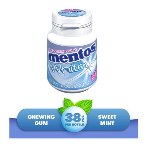 Mentos Sugar Freegum Sweet Mint Bot 38g