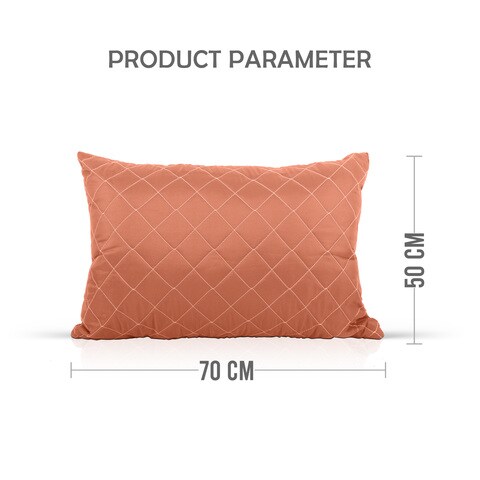 Parry Life Quilted Color Pillow - Quilted Color Pillow Cases Protector - Hotel Quality Soft Hollow Siliconized Polyester Fabric Filling - Sleeping Bed Pillow - Pillow Protector Ideal For Home &amp; Hotel