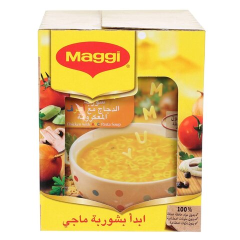 Maggi Chicken With Pasta Soup 66g x 12 Pieces