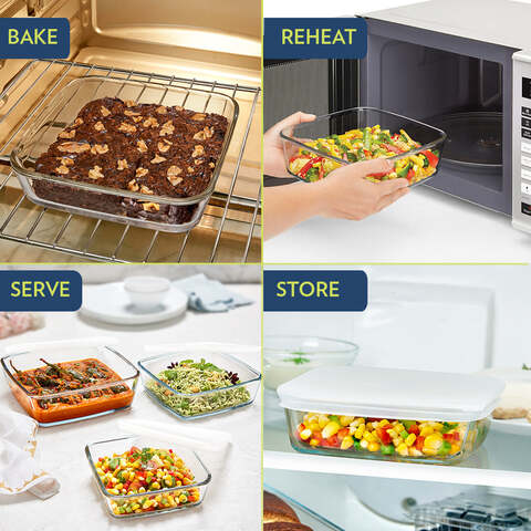 Microwave baking outlet dishes