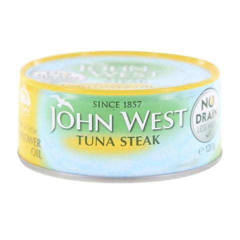 John West Tuna Steak With Sunflower Oil 110g