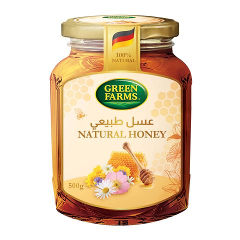 Buy Green Farms Natural Honey 500g in Saudi Arabia
