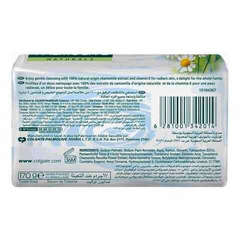 Palmolive Naturals Balanced And Mild Soap With Chamomile And Vitamin E White 170g