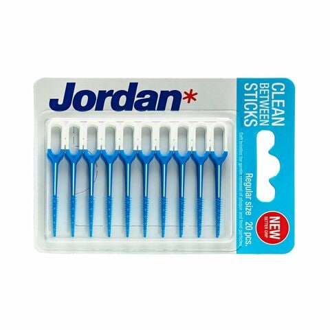 Jordan Clean Between Dental Sticks 20 count Blue