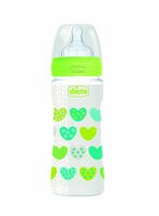 Buy Chicco Well Being Feeding Bottle Multicolor 330ml in Saudi Arabia