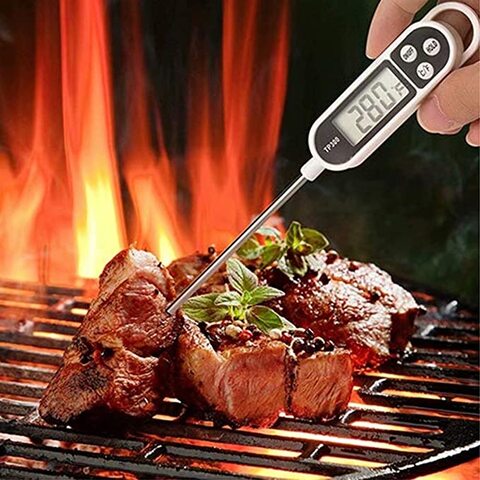 Black Digital Meat Thermometer Food Thermometer for Baking; ECVV UAE –