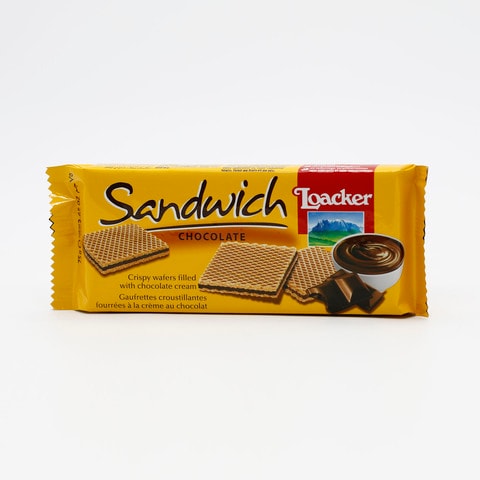 Buy Loacker Sandwich Wafer Chocolate 75g Online - Shop Food Cupboard on ...
