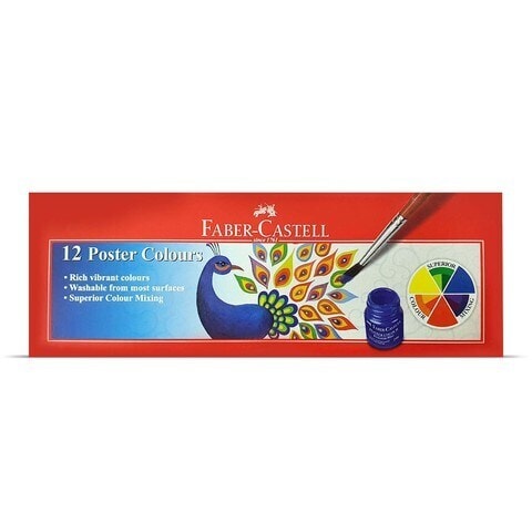 Faber-Castell Poster Colours - Set of 12