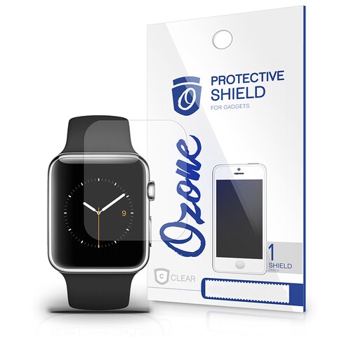 Ozone - Apple Watch 40mm Screen Protector Film Crystal Clear HD Screen Protector Scratch Guard - Clear