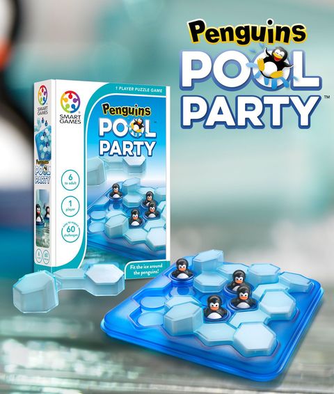 Smartgames - Penguins Pool Party Cognitive Skill-Building Brain Game And Puzzle Game