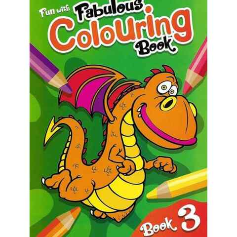 Fun With Lively Animals Colouring Book