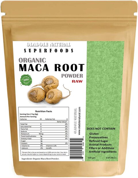 Organic maca outlet powder