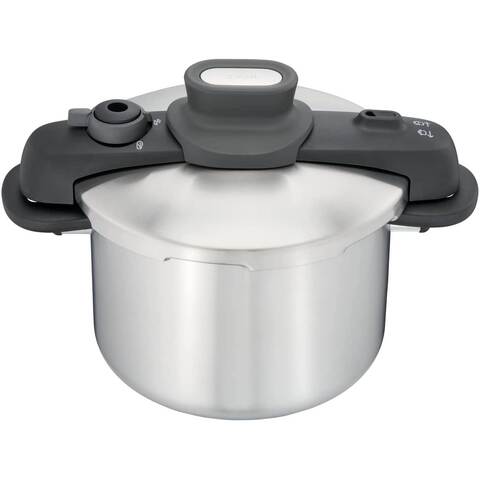 Buy Tefal Secure Compact Pressure Cooker Silver And Black 8L Online - Shop  Home & Garden on Carrefour UAE