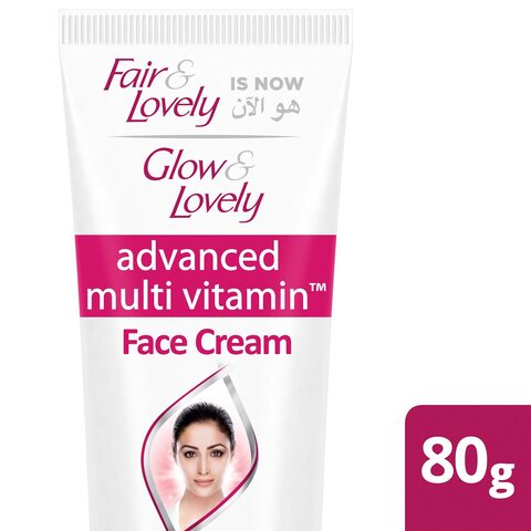 Fair &amp; Lovely Face Cream With Vitaglow Advanced Multi Vitamin For Glowing Skin 80g