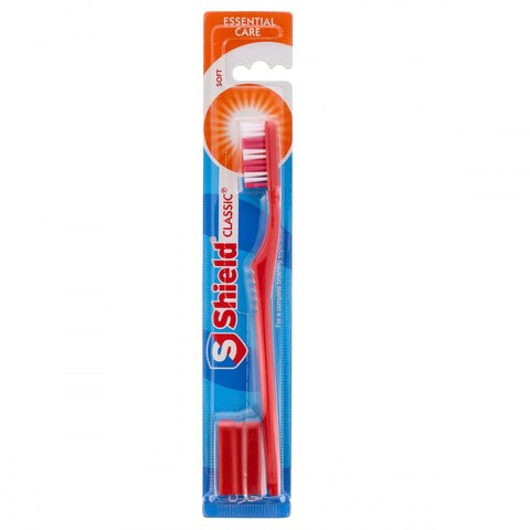 Shield Classic Tooth Brush Red