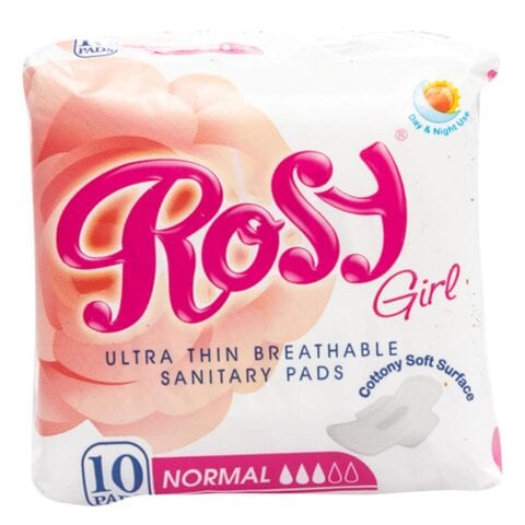 R o s y   G i r l   S a n i t a r y   P a d s   1 0   C o u n t