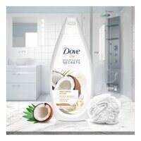Dove Nourishing Secrets Restoring Ritual Body Wash With Renew Blend technology Coconut Oil and Almond Milk With &frac14; moisturising cream 500ml