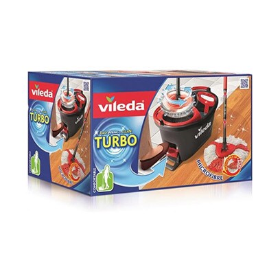 Fattal Online - Buy Vileda Easy Wring and Clean Turbo Microfibre Mop and  Bucket Set in Lebanon