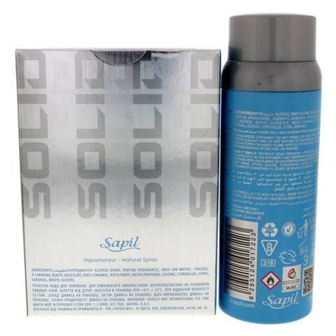 Sapil Solid Eau De Toilette 100ml With Solid Deodorant Blue 150ml Pack of 2