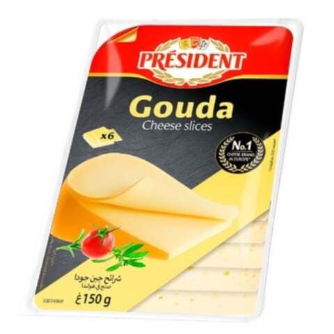 President Classics Gouda Cheese Slices 150g