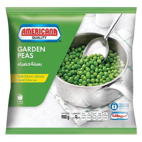 Americana Frozen Green Peas 900g- European Origin