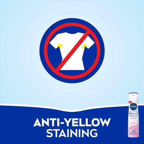 NIVEA Antiperspirant for Women Natural Radiance Spray 150ml