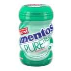 Buy Mentos Pure Freshgreen Tea Chewinggum 56g in Saudi Arabia