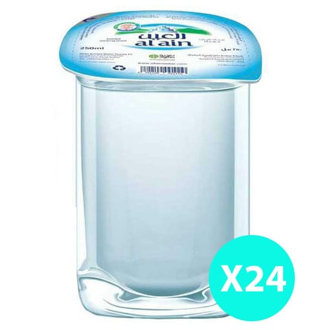 Al Ain Drinking Water Cups 250ml Pack of 24