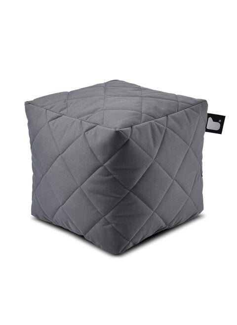 Extreme Lounging Mighty Quilted Bean Box, Grey