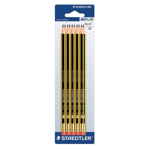 Staedtler Noris HB Pencil with Rubber Tip 10 PCS