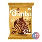 Buy Bimbo XL Biscuit Chocolate Coated - 12 Pieces in Egypt