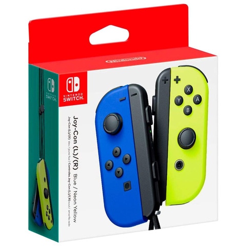 Nintendo -  Switch Joy-Con Pair Blue/Neon Yellow