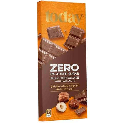 Today Chocolate Dark With Hazelnut Sugar Free 65 Gram