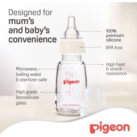 Pigeon Feeding Bottle K-4 00282 Clear 120ml